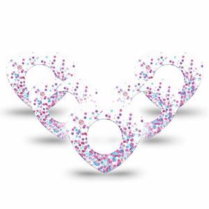 Confetti Heart Libre Tape 5-Pack, Abbott Lingo