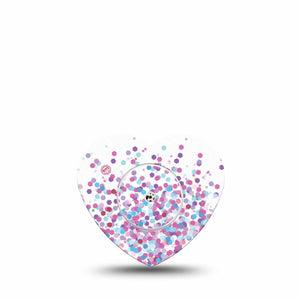 Confetti Heart Libre Tape, Abbott Lingo Single Tape and Single Sticker