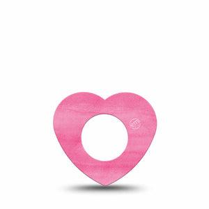 ExpressionMed Pink Horizon Heart Libre Tape, Abbott Lingo Single Tape