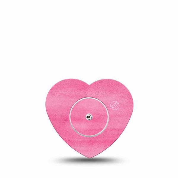 ExpressionMed Pink Horizon Heart Libre Tape, Abbott Lingo Single Tape and Sticker