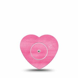 ExpressionMed Pink Horizon Heart Libre Tape, Abbott Lingo Single Tape and Sticker