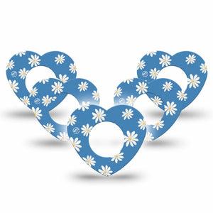 Painted Daisies Heart Libre Tapes, Abbott Lingo 5-Pack Tape