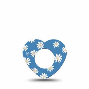 Painted Daisies Heart Libre Tape, Abbott Lingo Single Tape