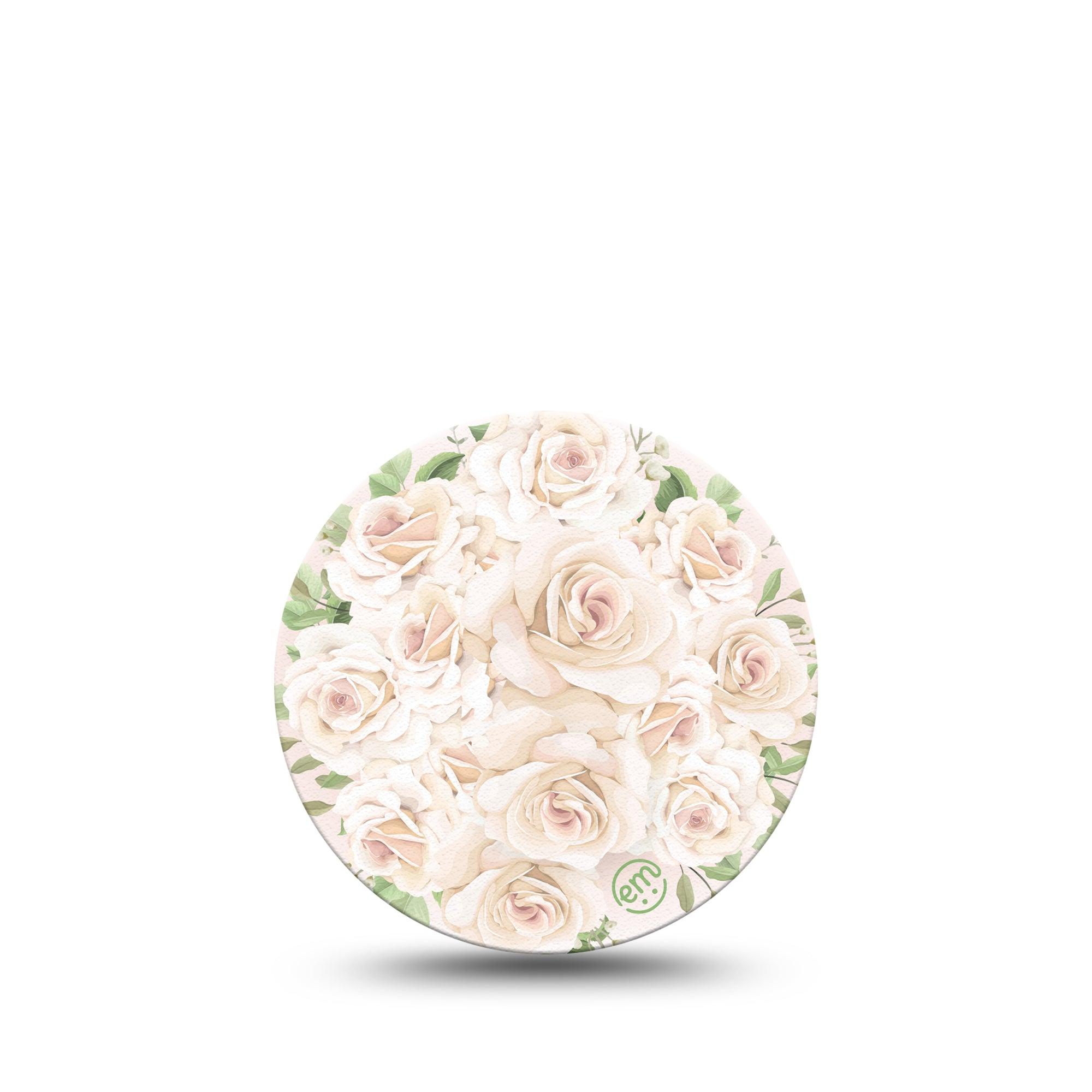 Wedding Bouquet Libre 3 Overpatch, Single, Rose Petals Inspired, CGM Adhesive Tape Design