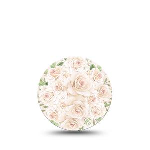 Wedding Bouquet Libre 3 Overpatch, Single, Rose Petals Inspired, CGM Adhesive Tape Design