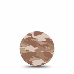 ExpressionMed Desert Camo Libre Overpatch Tape, Abbott Lingo