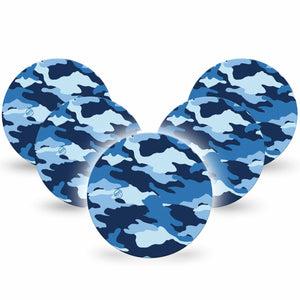 Blue Camo Libre Overpatch Tapes, Abbott Lingo 5-Pack