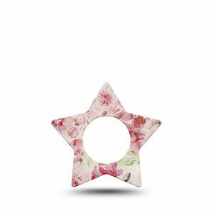 ExpressionMed Ethereal Spring Freestyle Libre 2 Star Shape Single Plaster CGM Design, Abbott Lingo