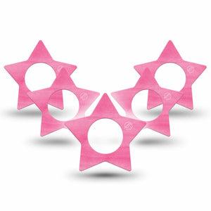 ExpressionMed Pink Horizion Libre Star Tape 5-Pack barbie patch design, Abbott Lingo