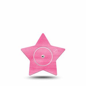 ExpressionMed Pink Horizion Libre Star Tape Single Sticker and Tape bubblegum overlay design, Abbott Lingo