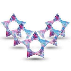 Ascendant, The Rise Libre Star Tape 5-Pack pink and purple splatter paint plaster design, Abbott Lingo