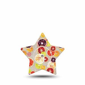 Citrus Slices Libre Star Tape lemon slices adhesive tape design, Abbott Lingo Single Tape and Sticker