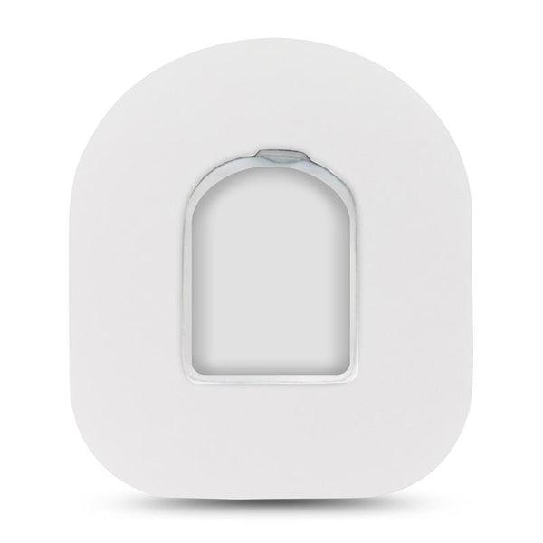 ExpressionMed White Omnipod Tape with Center Sticker