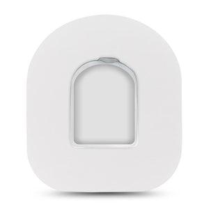 ExpressionMed White Omnipod Tape with Center Sticker