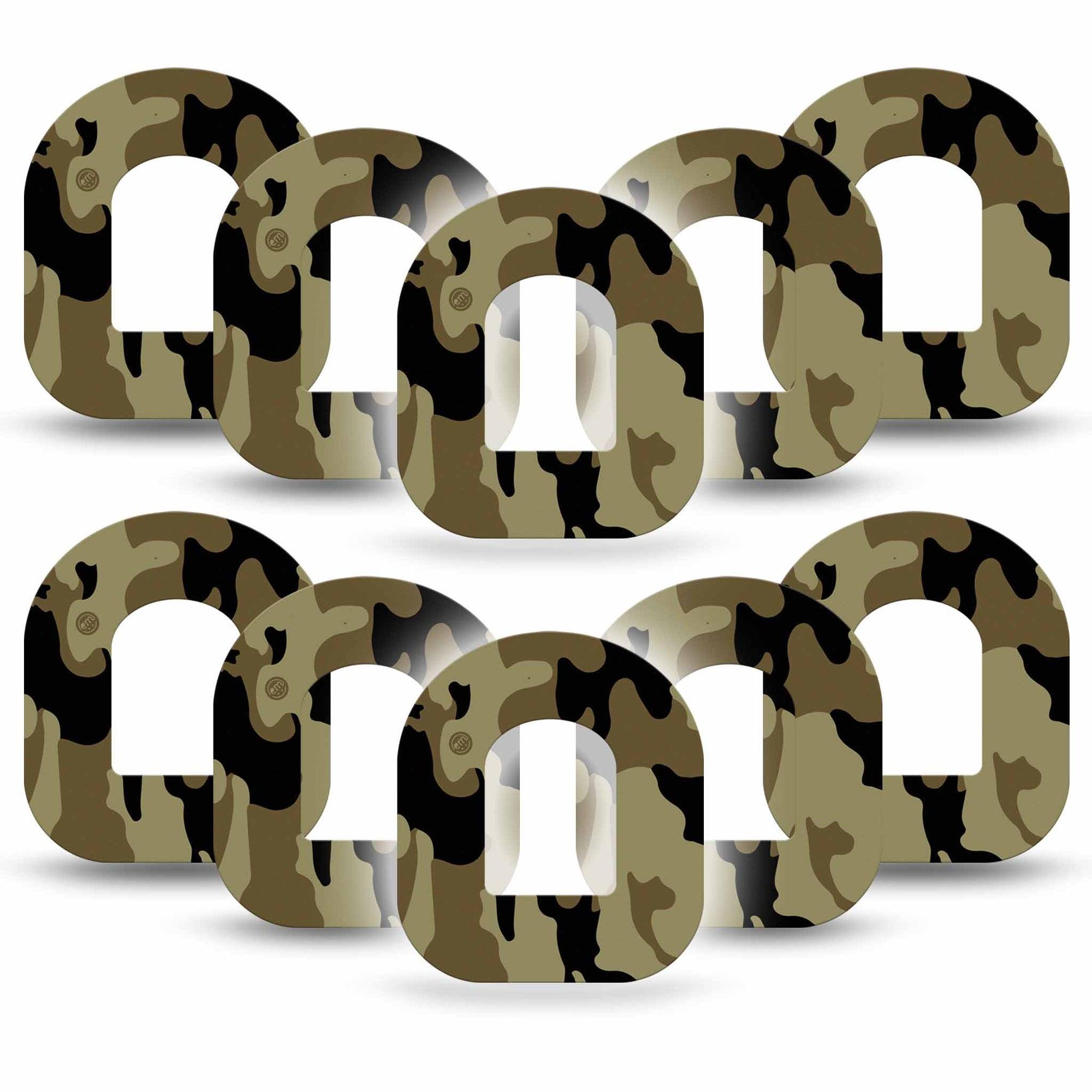 ExpressionMed Camo Pod Tape 10-Pack, Army Print Patch Pump Design