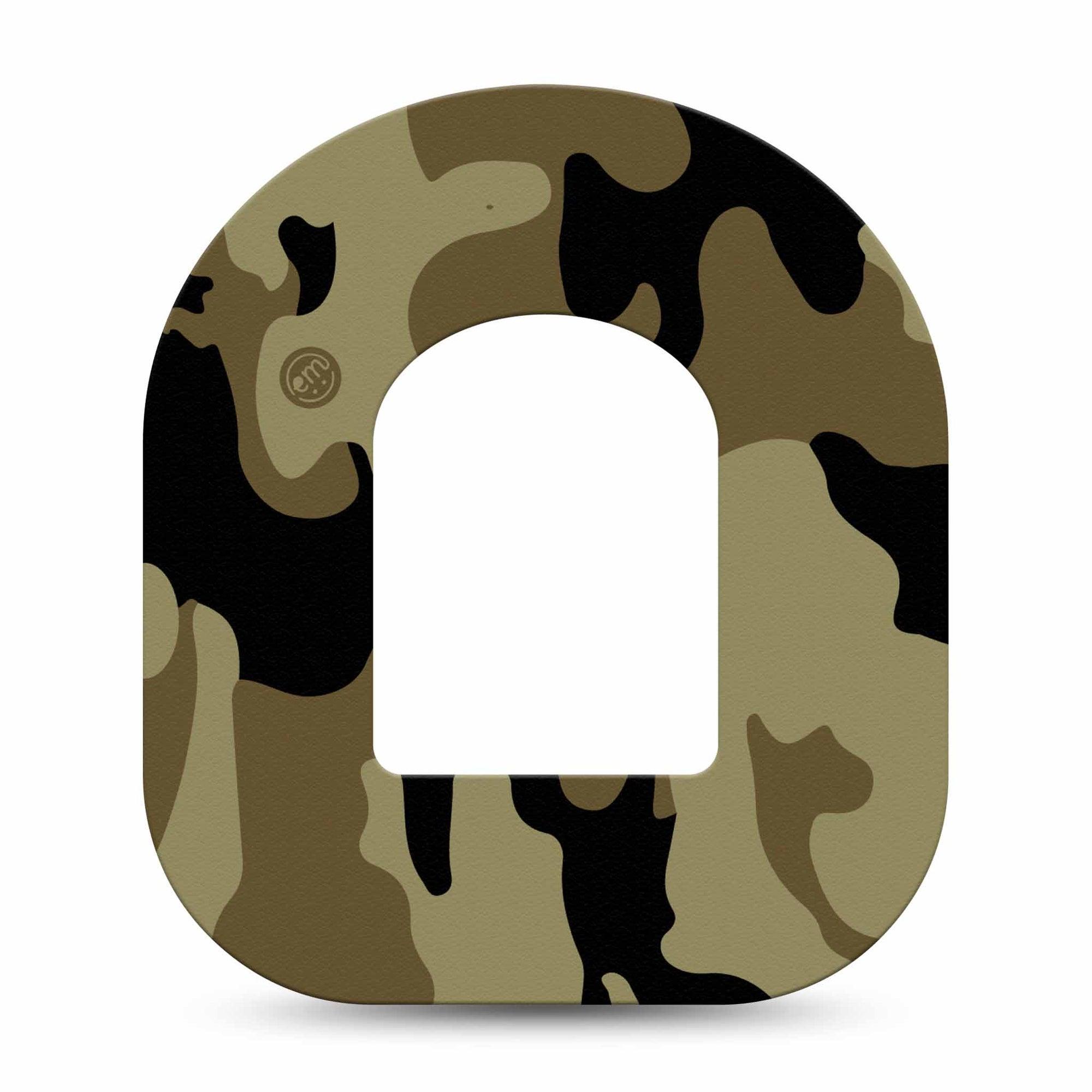 ExpressionMed Camo Pod Tape Single, Military Dress Inspired Patch Pump Design