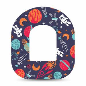 ExpressionMed Space Pod Cover Tape Single, Interstellar themed Overlay Patch Pump Design