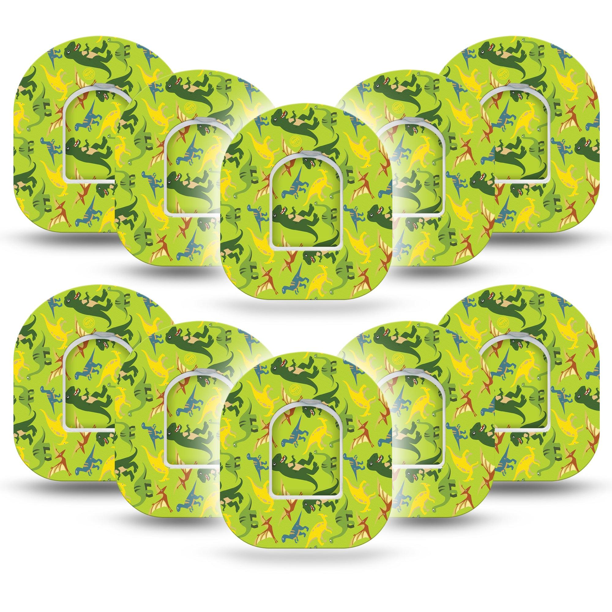 Dinosaurs Pod Cover 5-Pack Tape and Sticker