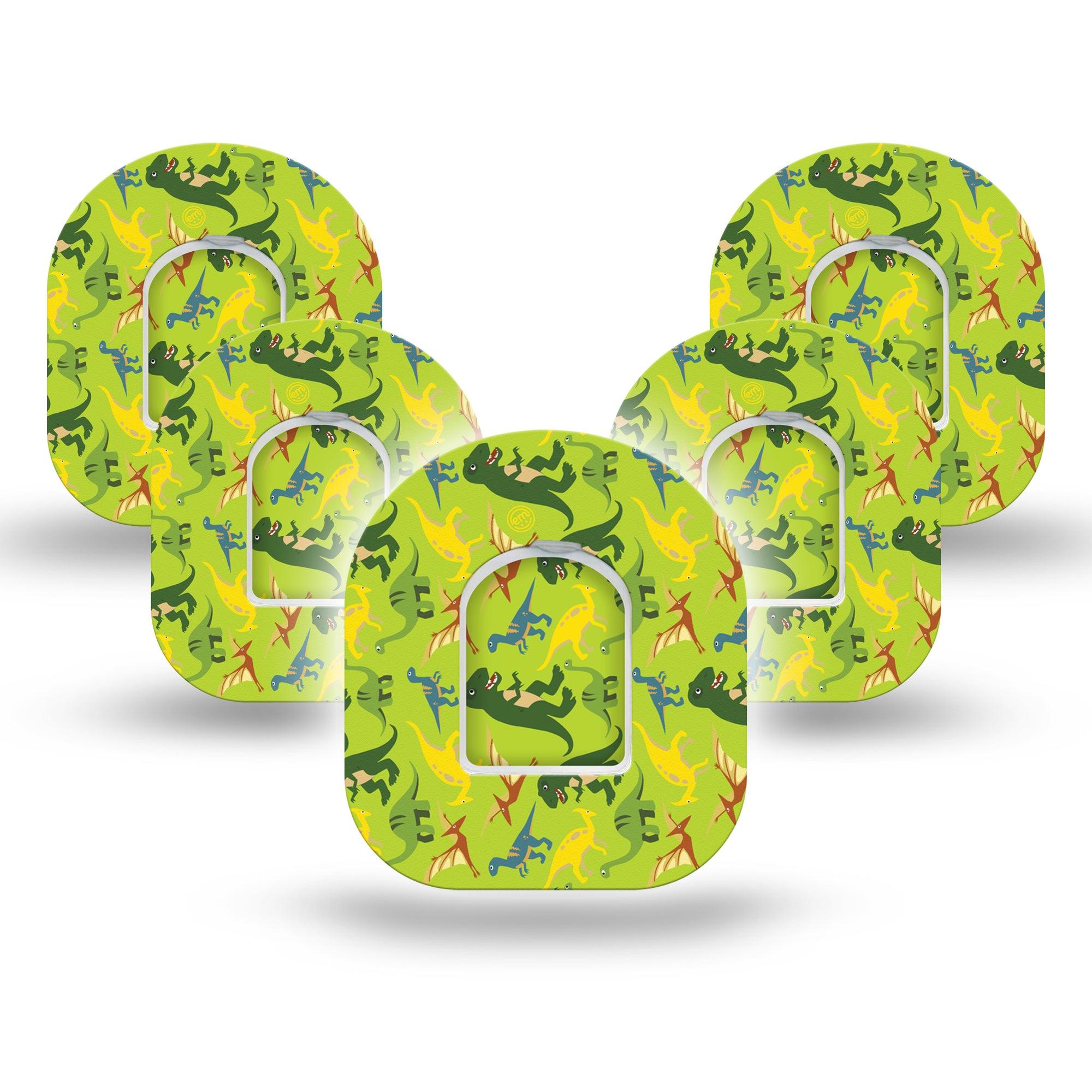 Dinosaurs Pod Cover 5-Pack Tapes and Stickers