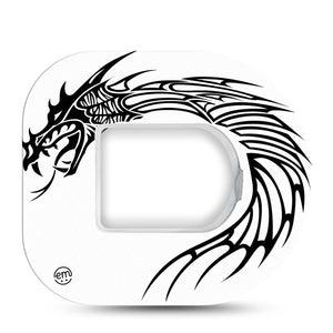 ExpressionMed Black and White Dragon Pod Tape with center sticker