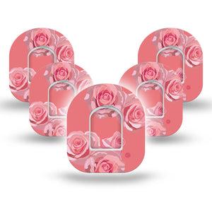 Blush Rose Pod 5-Pack Tape and 5-Pack Sticker