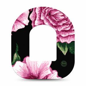 ExpressionMed Intricate Pink Flower Omnipod Tape