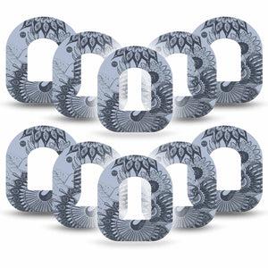 Blue Floral Dani Pod Tape 10-Pack Tapes