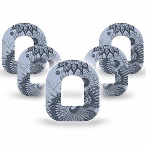 Blue Floral Dani Pod Tape 5-Pack