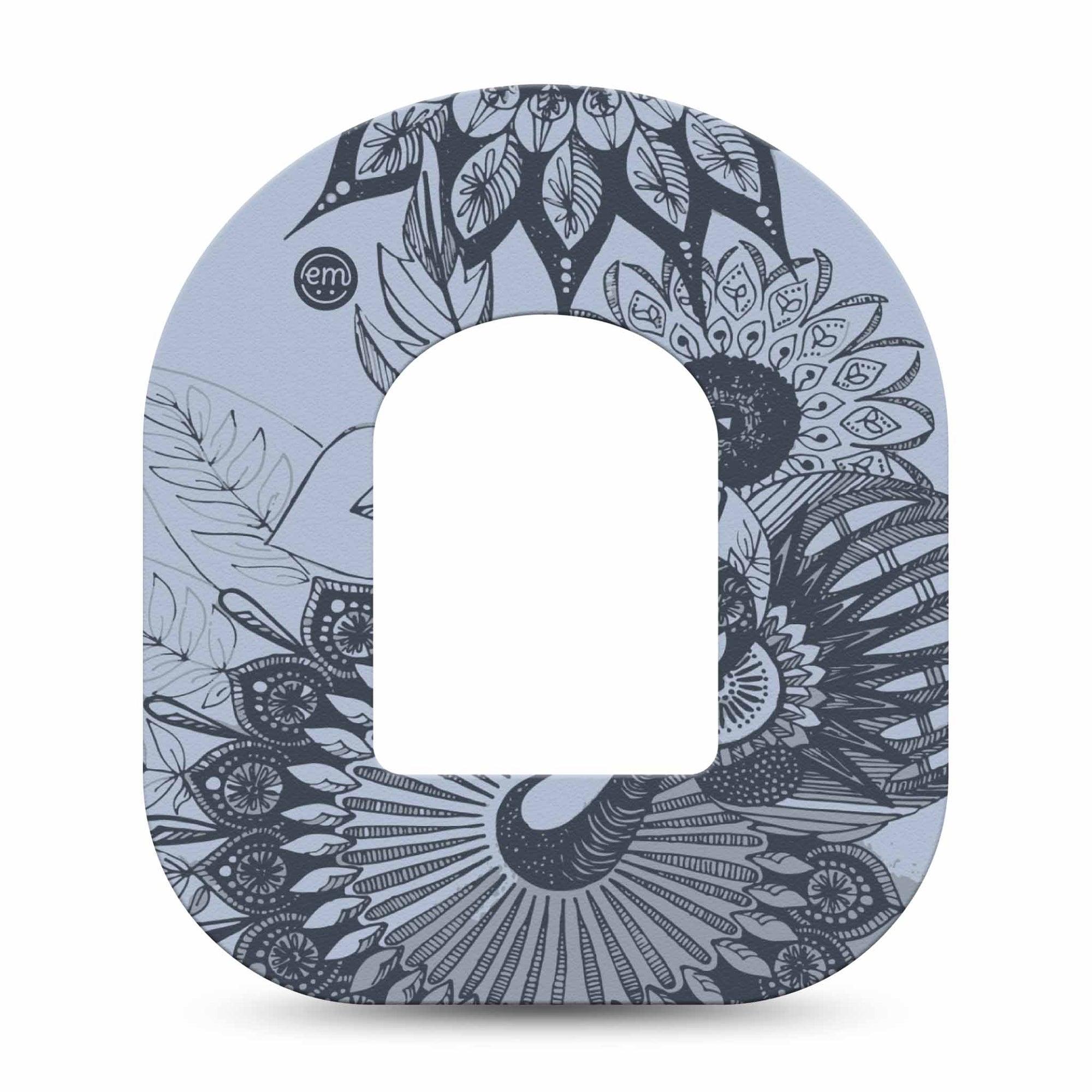 Blue Floral Dani Pod Tape Single