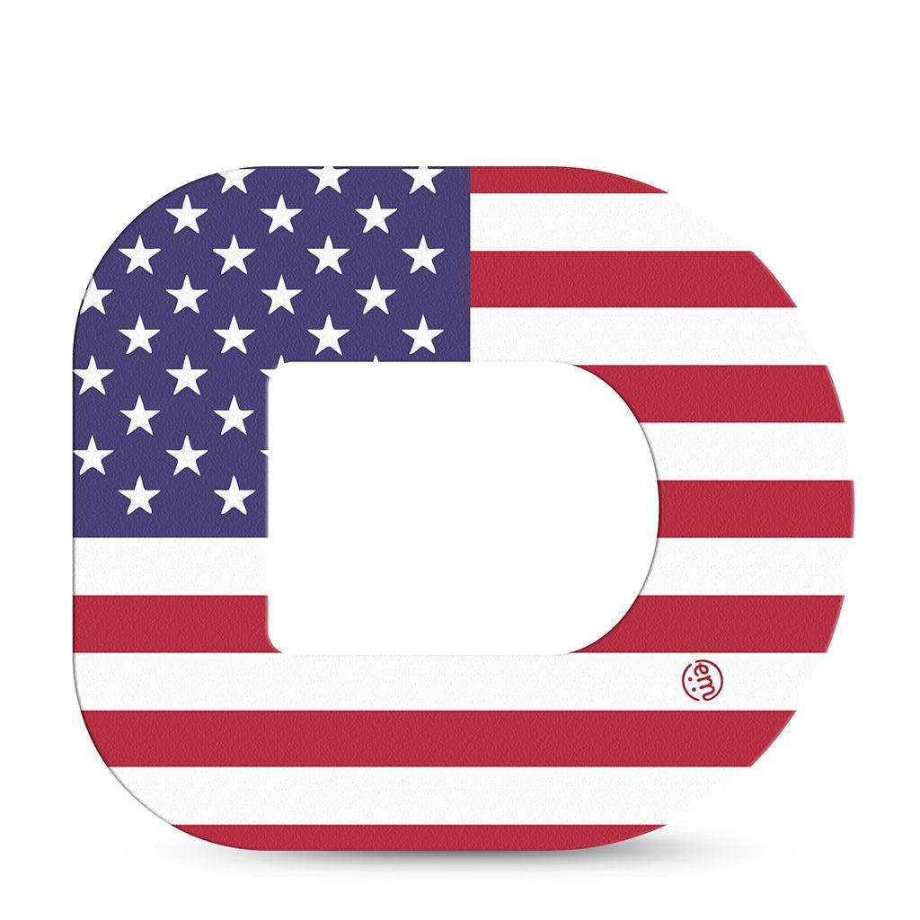 American Flag Omnipod Tape