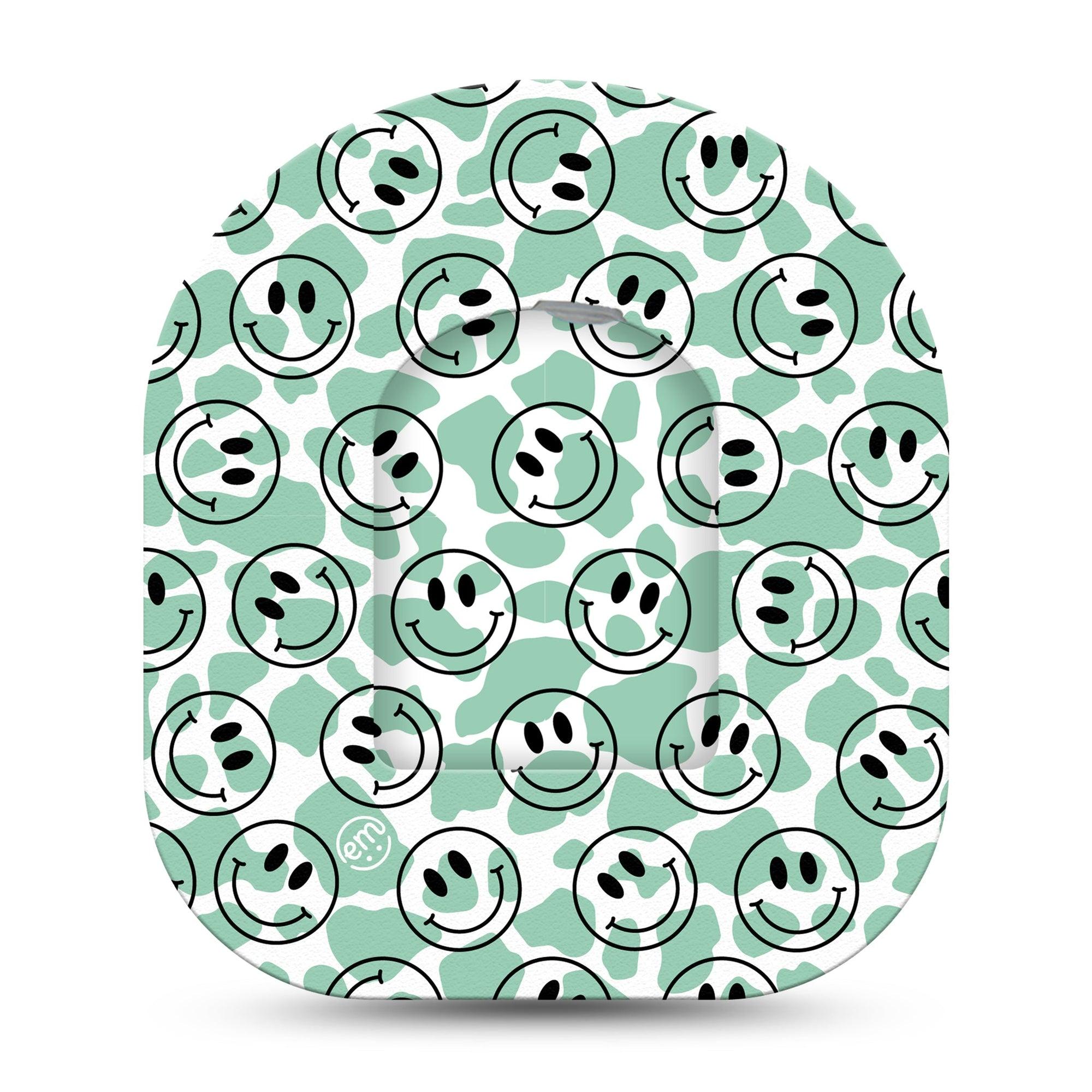 ExpressionMed Happy Cow Print Pod Center Sticker and Tape Cow Print Inspired, Vinyl Sticker and Tape Design Pump Design