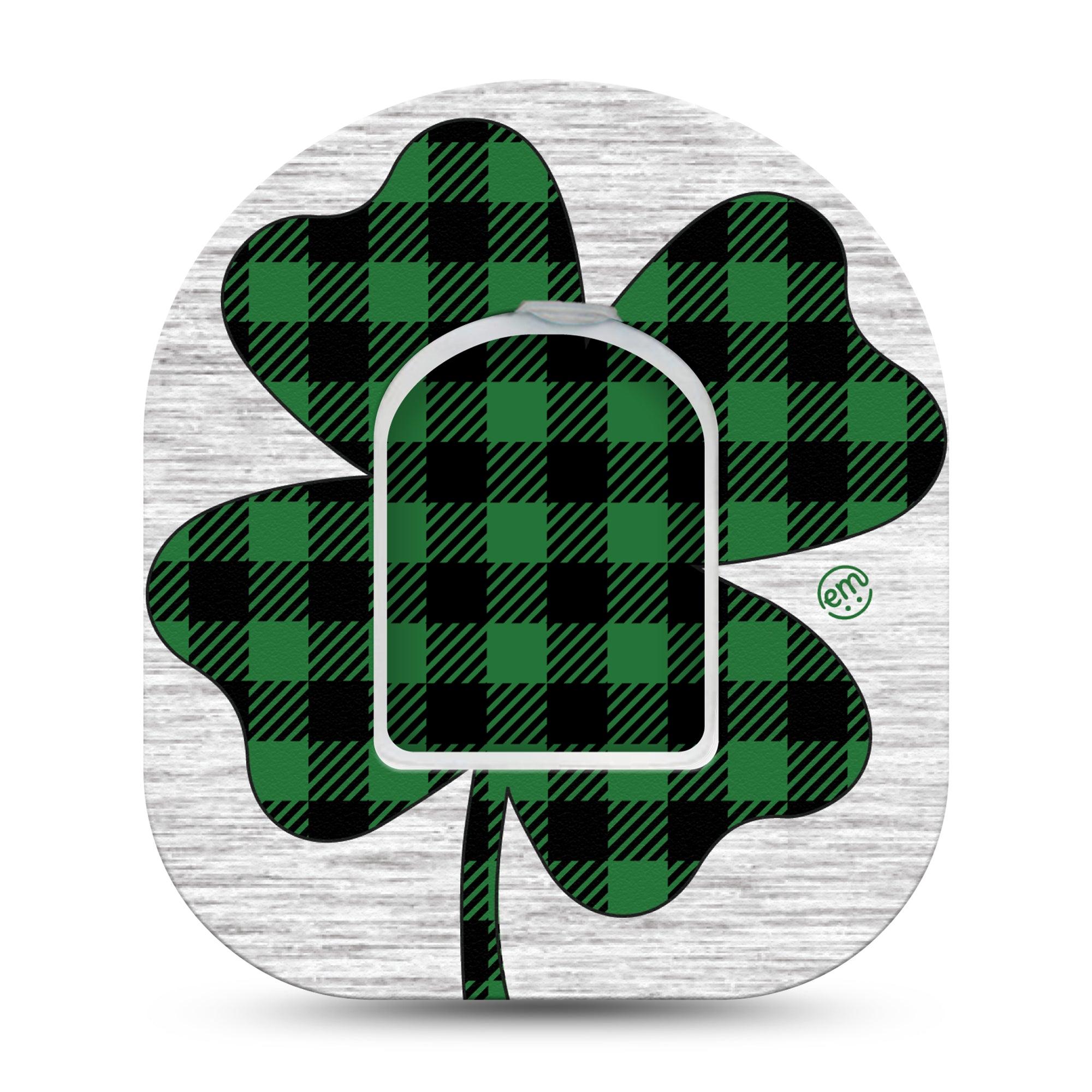 ExpressionMed Embroidered Clover Pod, Single Tape and Single Sticker