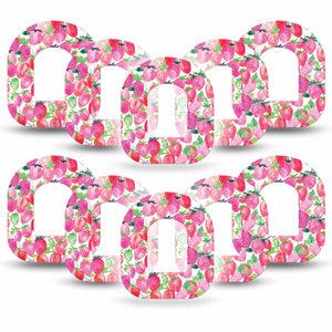 ExpressionMed Strawberry Crush Omnipod Tape 10-Pack Tape pink delicate fruits, Adhesive Patch Pump Design