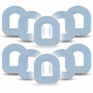 ExpressionMed Light Wash Jeans Omnipod Tape, 10-Pack Tape Color Sample Inspired, Adhesive Patch Pump Design