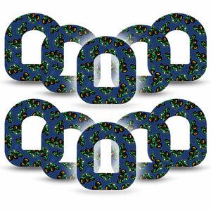 ExpressionMed Tractors Omnipod Tape, 10-Pack Tape Green Tractors, Adhesive Patch Pump Design