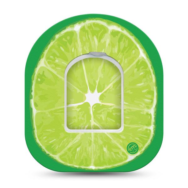 ExpressionMed Lime Pod Overpatch with center sticker