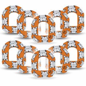 ExpressionMed Cat Pod Tape 10-Pack, Feline Friend Adhesive Patch Pump Design