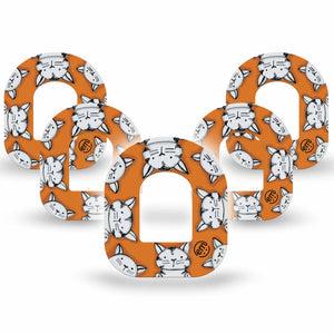 ExpressionMed Cat Pod Tape 5-Pack, Feline Friend Adhesive Patch Pump Design