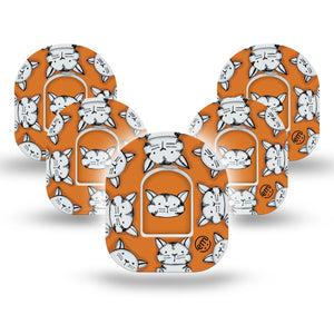 ExpressionMed Cat Pod Tape 5-Pack Sticker and Tape, Feline Friend Adhesive Patch Pump Design