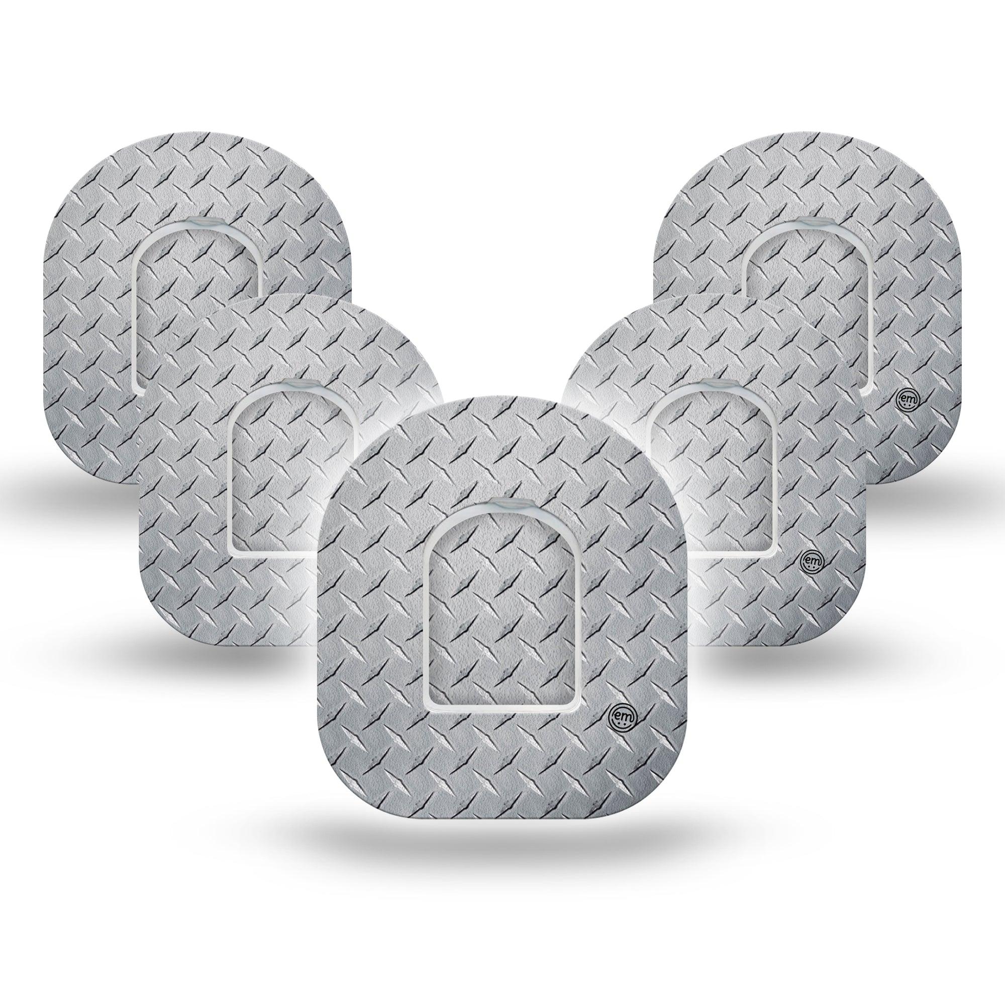 ExpressionMed Grid Iron Pod Overpatch 5-Pack Tape and Sticker