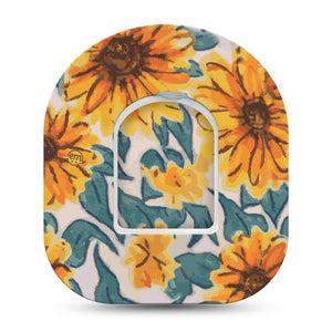 Sunflower Pod Tape Single Sticker and Tape