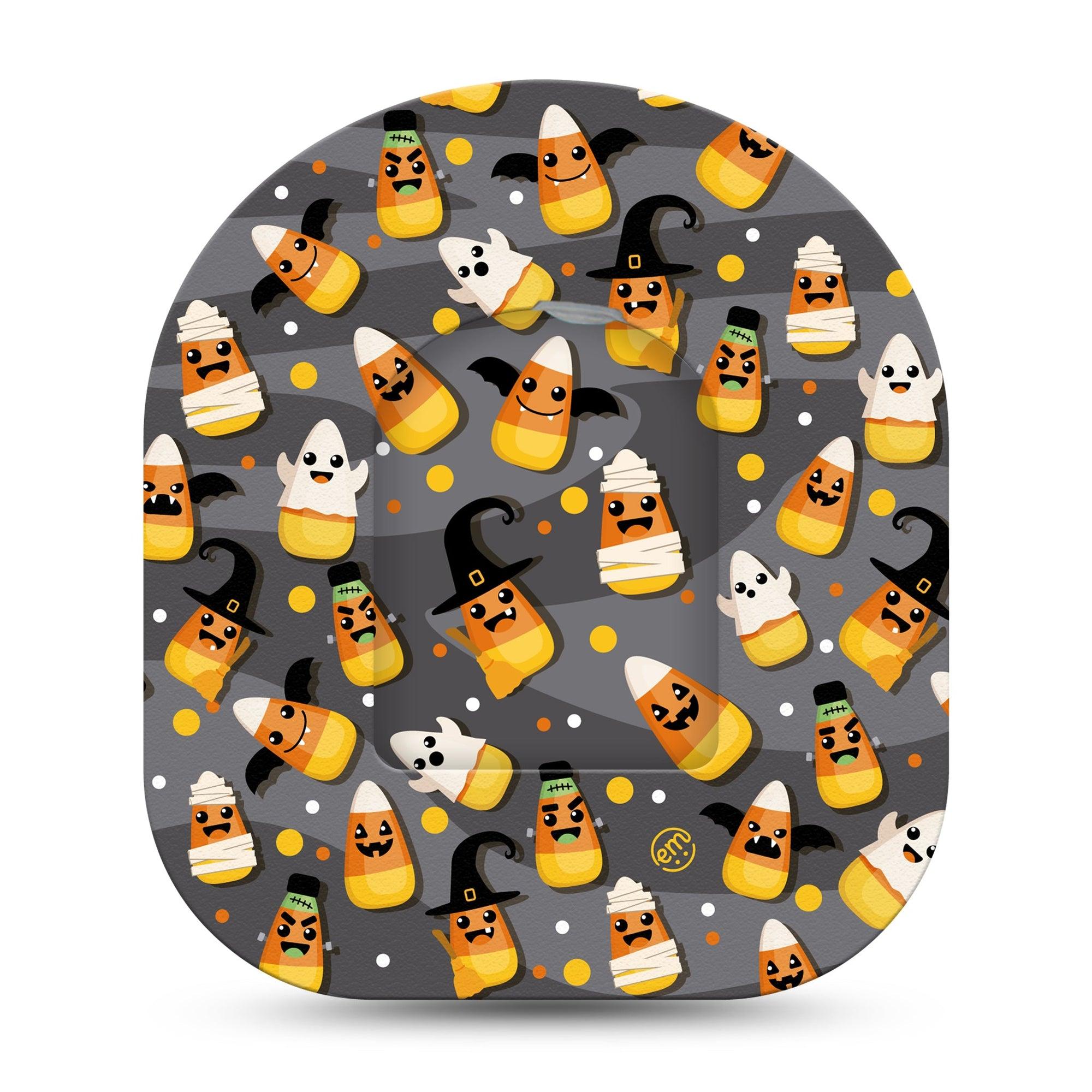 ExpressionMed Candy Corn Pod Sticker with matching tape Single Sticker Only Costume wearing Candy Corn Vinyl Pump Design