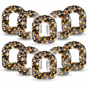 ExpressionMed Candy Corn Pod Tape, 10-Pack, Candy Sweet Treats, Omnipod Overlay Patch Design