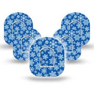 Snowflake Pod Cover 5-Pack with center stickers