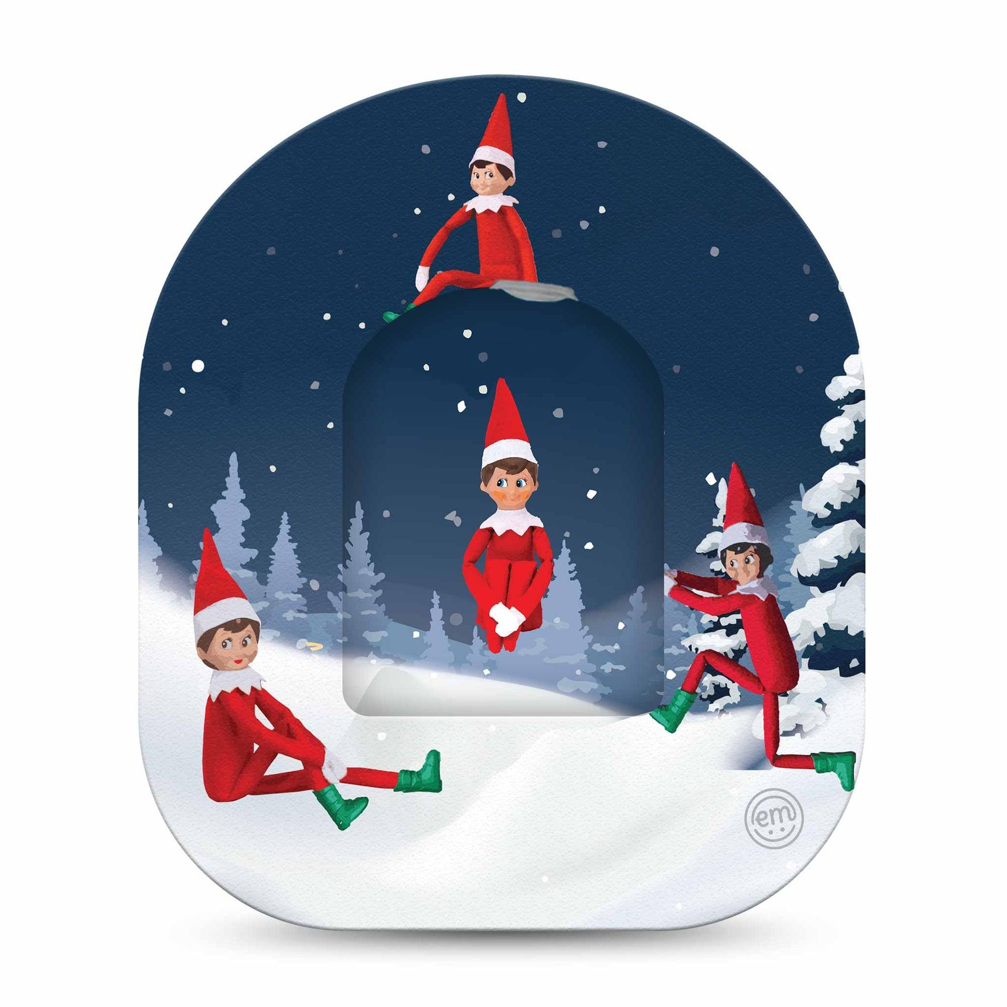 ExpressionMed Mischievous Elves Pod Center Sticker and Tape Elves Inspired, Vinyl Sticker and Tape Design Pump Design