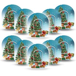 ExpressionMed Oh, Christmas Tree Pod Tape 10-Pack with center stickers