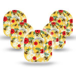 Bees and Flowers Pod Tape 5-Pack Sticker and Tape