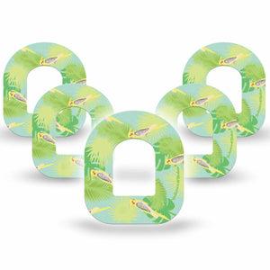 Cockatiels Custom Pod CGM Monitor Group Tapes 5-Pack ExpressionMed
