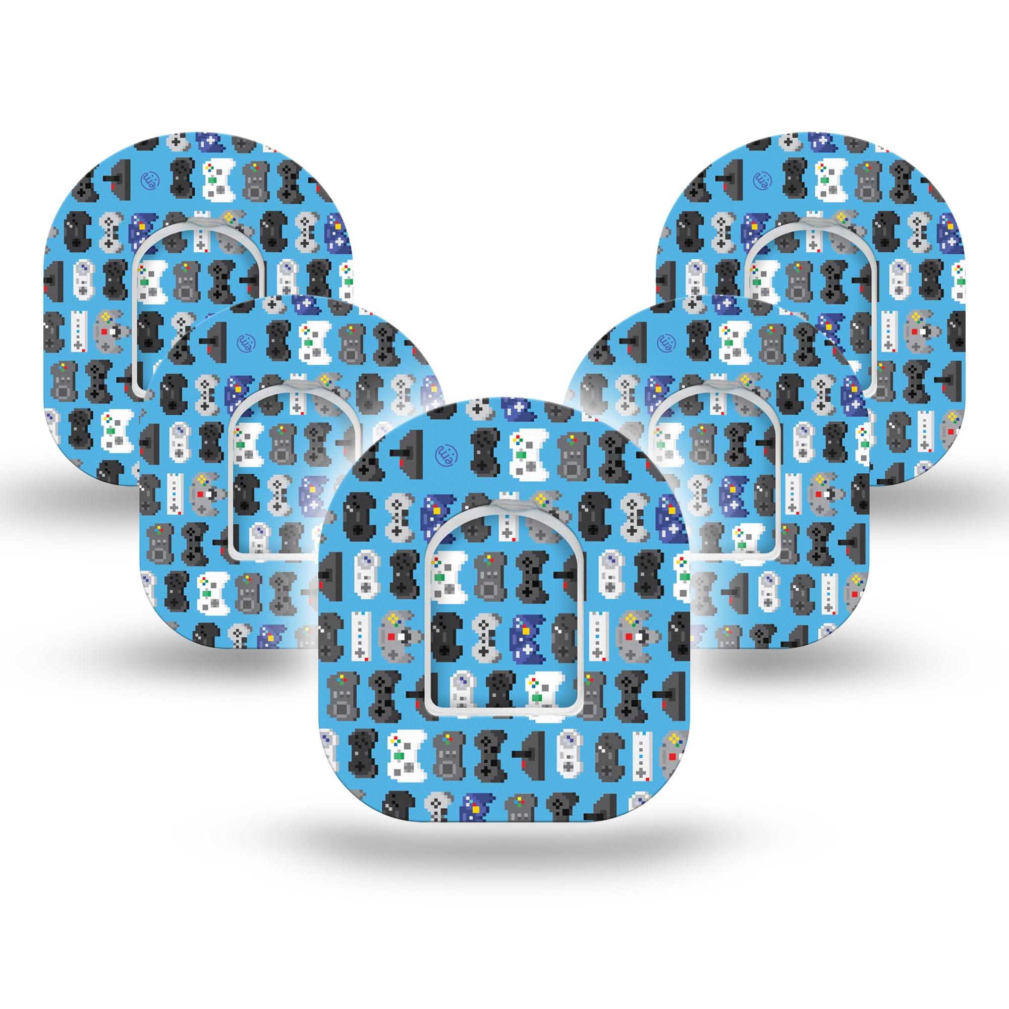 ExpressionMed Gamer Custom Pod CGM Monitor Group Tapes 5-Pack Sticker and 5-Pack Tape ExpressionMed