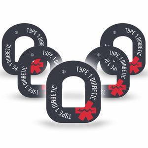 ExpressionMed Diabetes Alert Pod Cover 5-Pack Tape